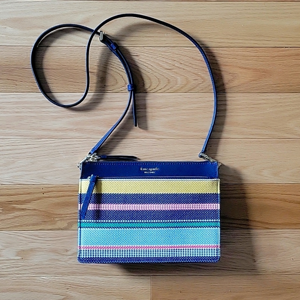 NWOT Kate Spade Cameron Boardwalk Striped Crossbody